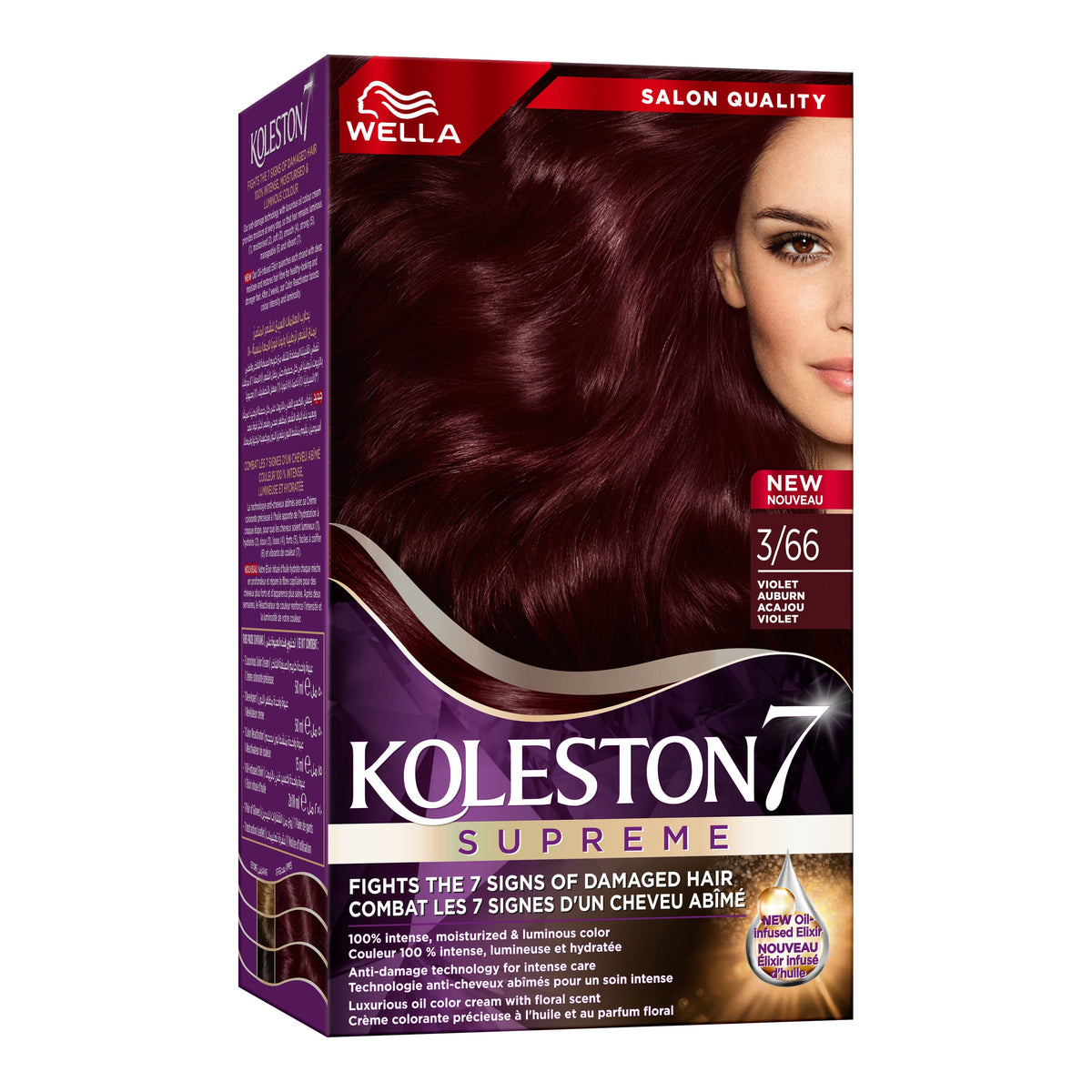 KOLESTON SUPREME 3/66 VIOLET AUBURN Main image