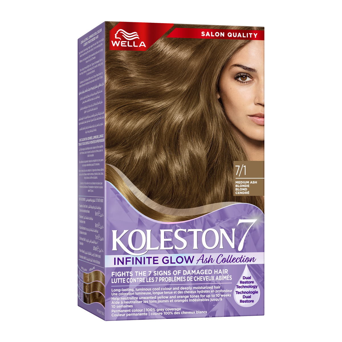 Koleston Infinite Glow 7/1 MediumAshBlonde Main image
