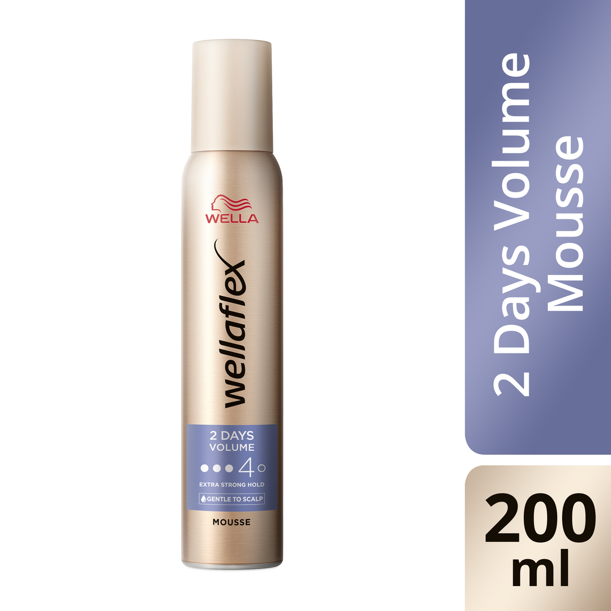Wellaflex Women Mousse 200ml PI 2 Days Volume Main image