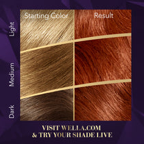 WELLA KOLESTON SUPREME HAIR COLOR 6/4 FLAMING COPPER