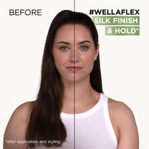 WELLA WELLAFLEX SILK FINISH & HOLD HAIRSPRAY - 400ML