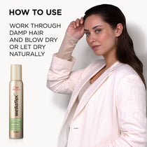 WELLA WELLAFLEX SILK FINISH & HOLD MOUSSE - 200ML