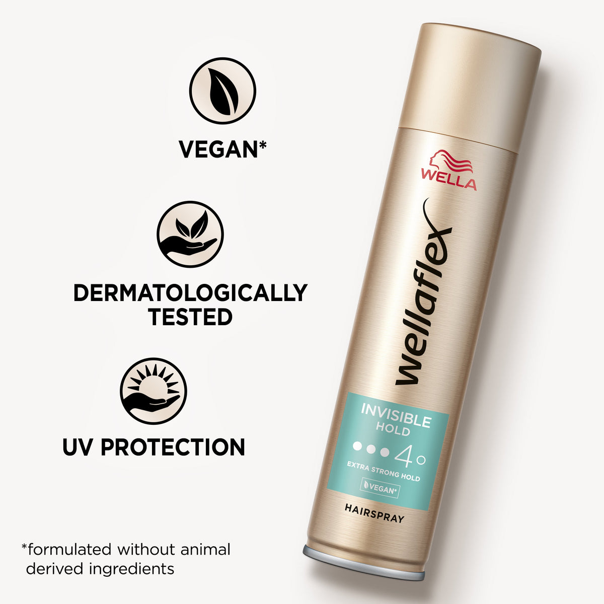 WELLA WELLAFLEX INVISIBLE HOLD HAIRSPRAY - 250ML