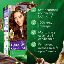 WELLA KOLESTON NATURALS HAIR COLOR 5/37 BRILLIANT BROWN