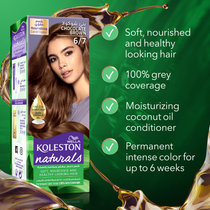 WELLA KOLESTON NATURALS HAIR COLOR 6/7 CHOCOLATE BROWN