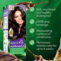 WELLA KOLESTON NATURALS HAIR COLOR 3/0 DEEP FIG