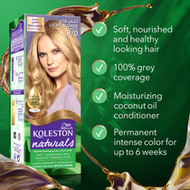 WELLA KOLESTON NATURALS HAIR COLOR 8/0 LIGHT BLONDE