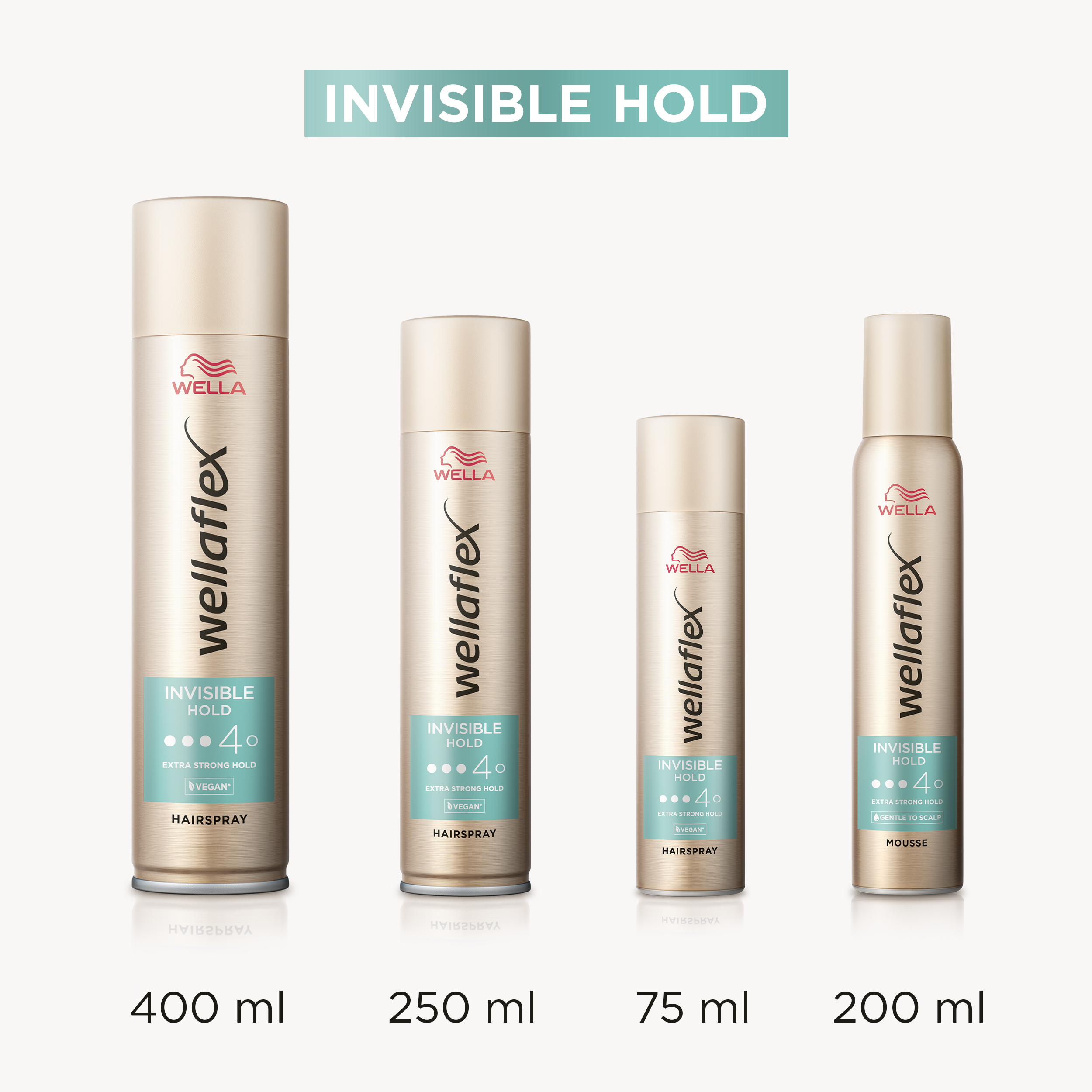 WELLA WELLAFLEX INVISIBLE HOLD MOUSSE - 200ML Secondary image
