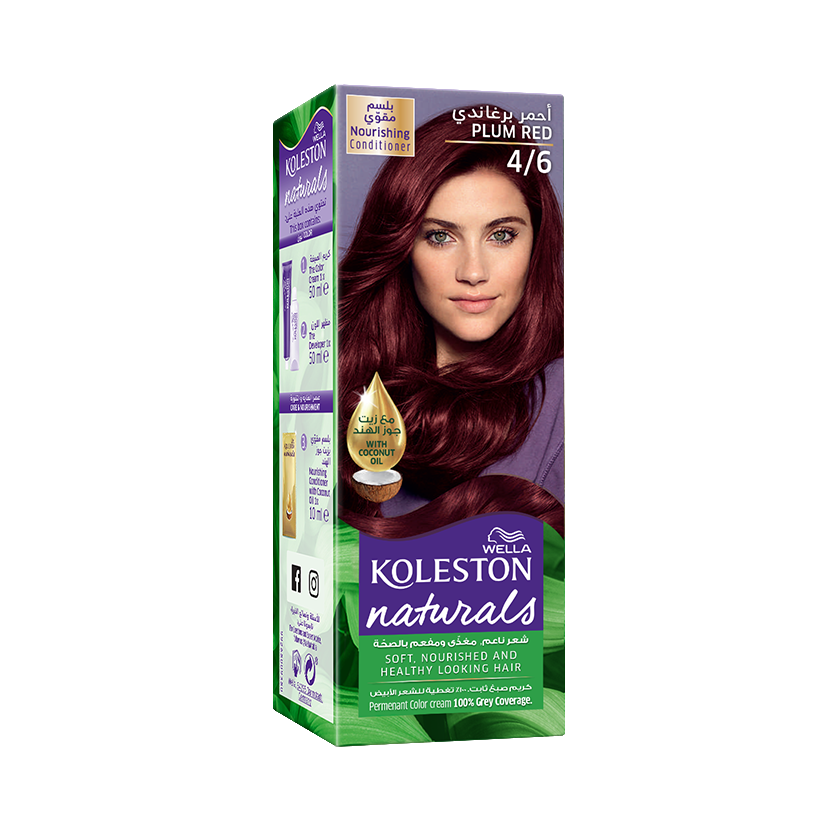 Wella Koleston Naturals Plum Red EN 4/6 Main image