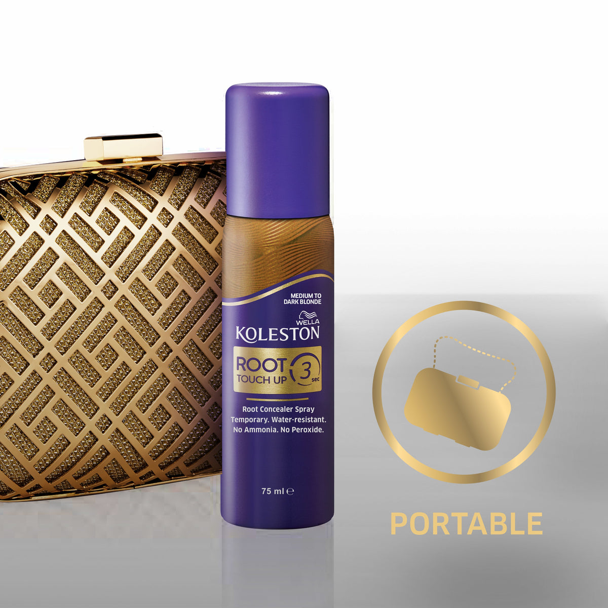 WELLA KOLESTON ROOT TOUCH UP SPRAY MEDIUM BLONDE