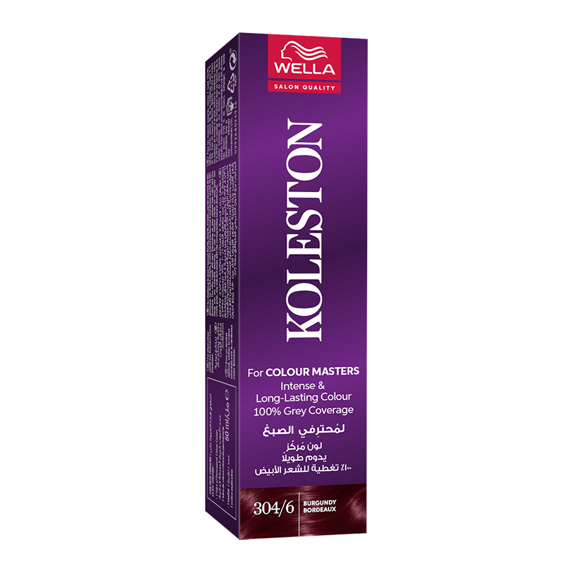 Wella Koleston hair dye box