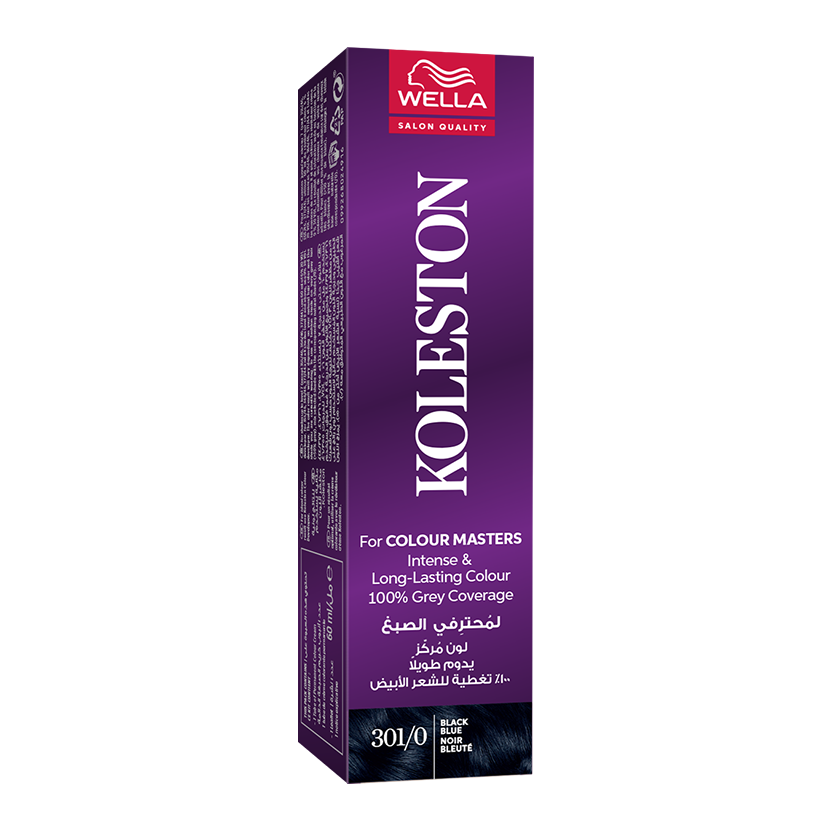 Wella Koleston hair dye box