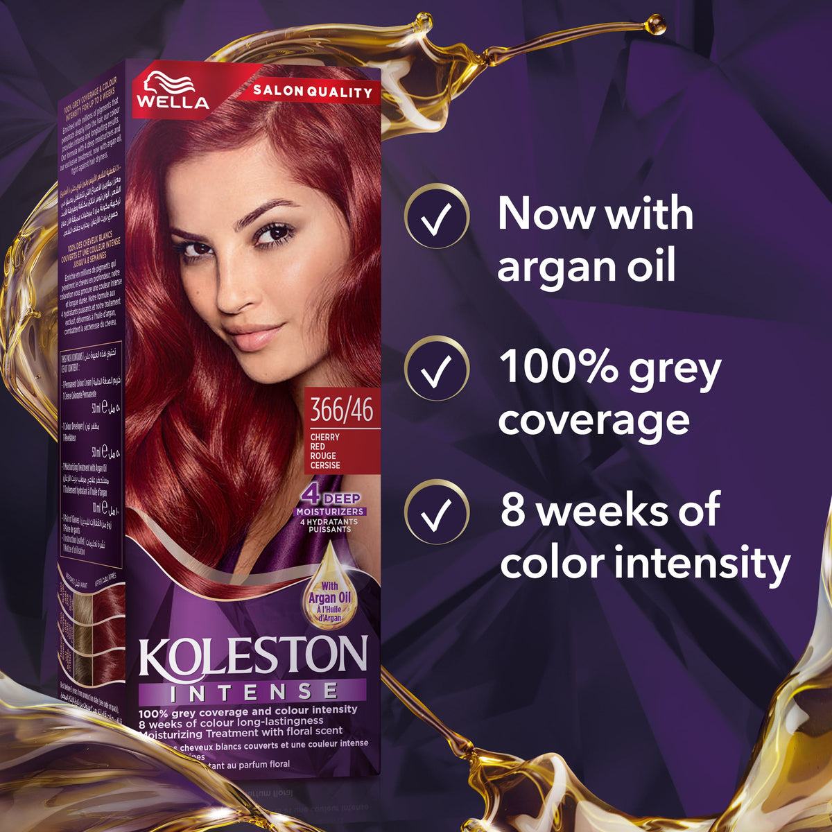 WELLA KOLESTON INTENSE HAIR COLOR 366/46 CHERRY RED