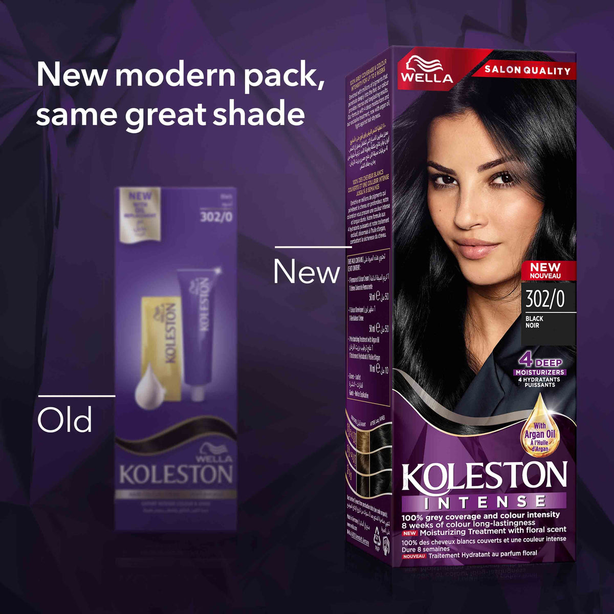 WELLA KOLESTON INTENSE HAIR COLOR 302/0 BLACK