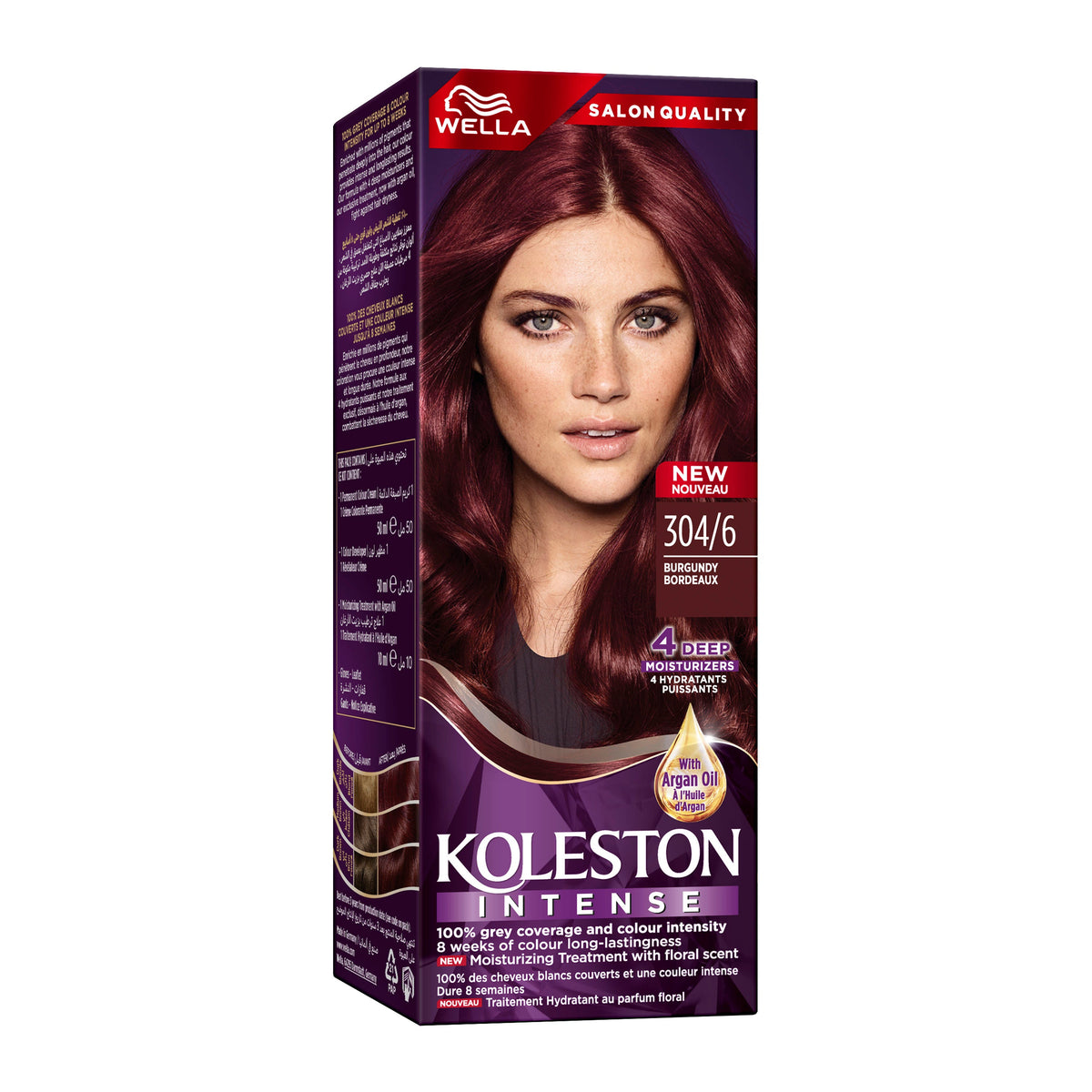 WELLA KOLESTON INTENSE HAIR COLOR 304/6 BURGUNDY