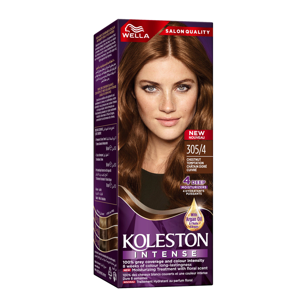 WELLA KOLESTON INTENSE HAIR COLOR 305/4 CHESTNUT Main image