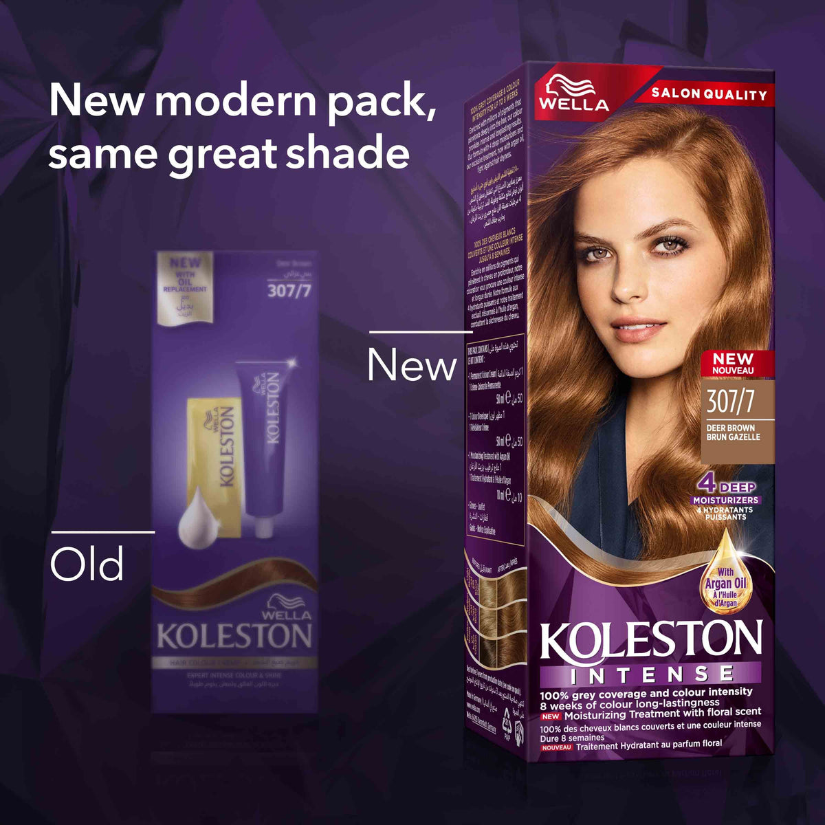 WELLA KOLESTON INTENSE HAIR COLOR 307/7 DEER BROWN