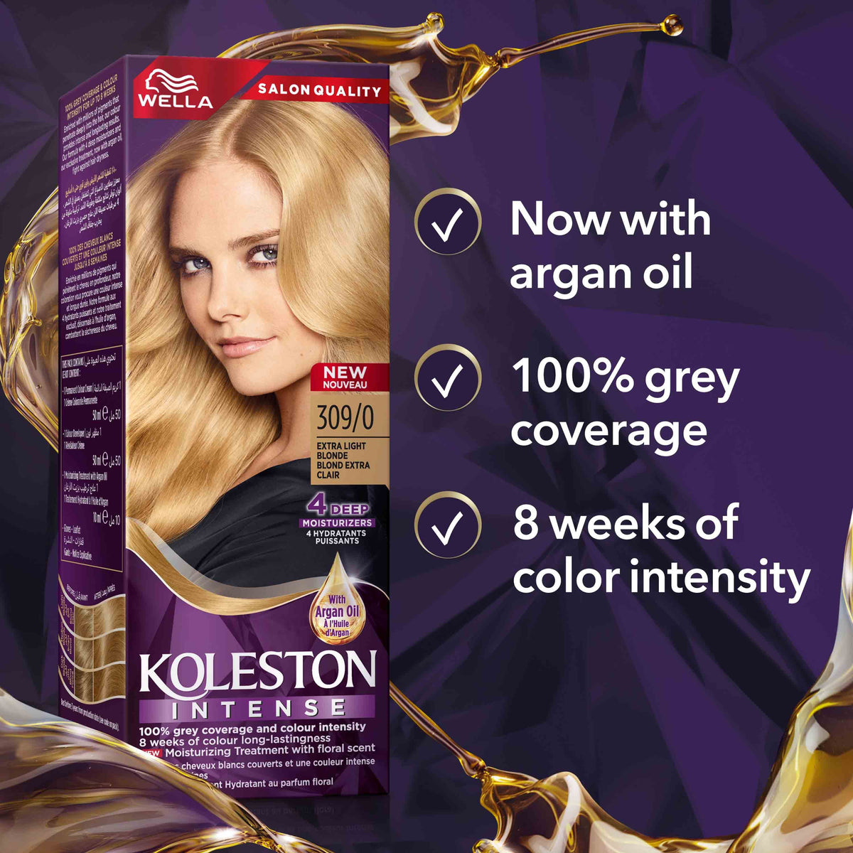 WELLA KOLESTON INTENSE HAIR COLOR 309/0 EXTRA LIGHT BLONDE