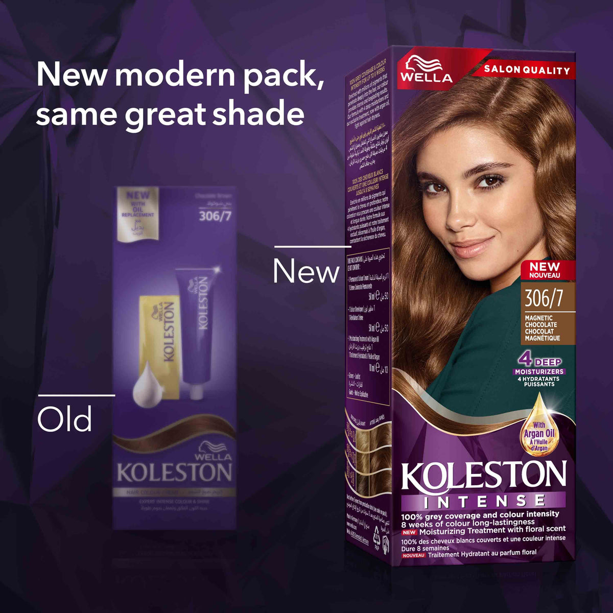 WELLA KOLESTON INTENSE HAIR COLOR 306/7 CHOCOLATE BROWN