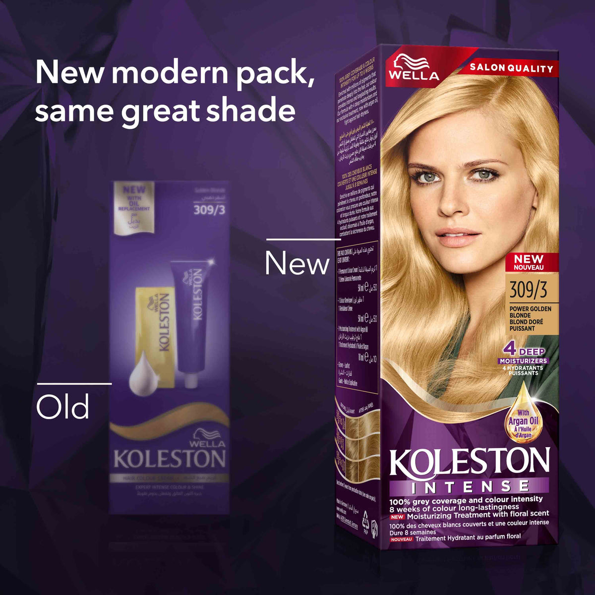 WELLA KOLESTON INTENSE HAIR COLOR 309/3 GOLDEN BLONDE