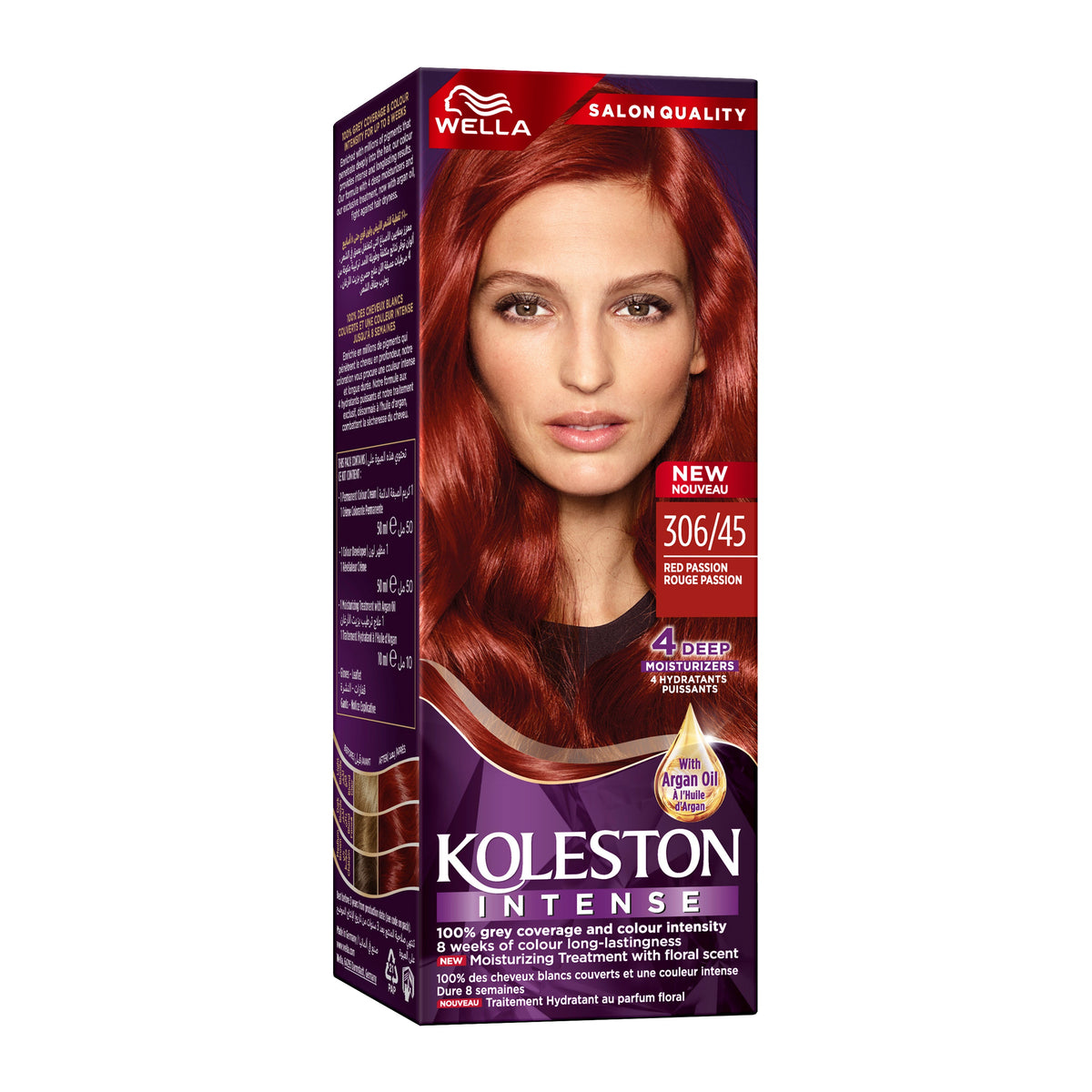 WELLA KOLESTON INTENSE HAIR COLOR 306/45 RED PASSION Main image