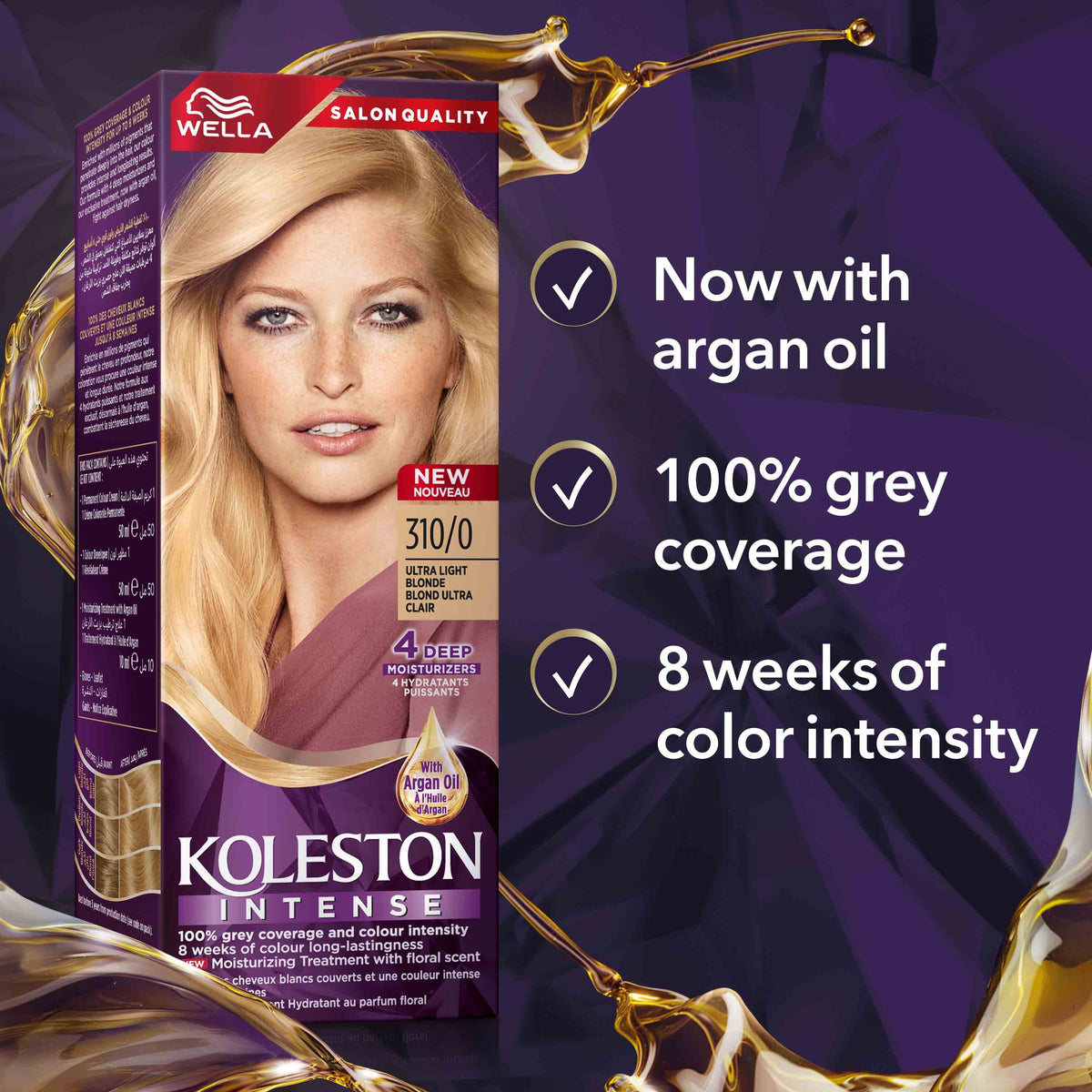 WELLA KOLESTON INTENSE HAIR COLOR 310/0 ULTRA LIGHT BLONDE