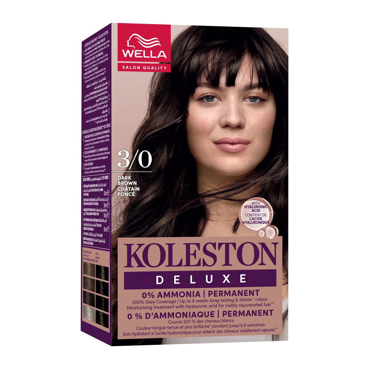 Wella Koleston Deluxe No Ammonia Kit 3/0 Dark Browns