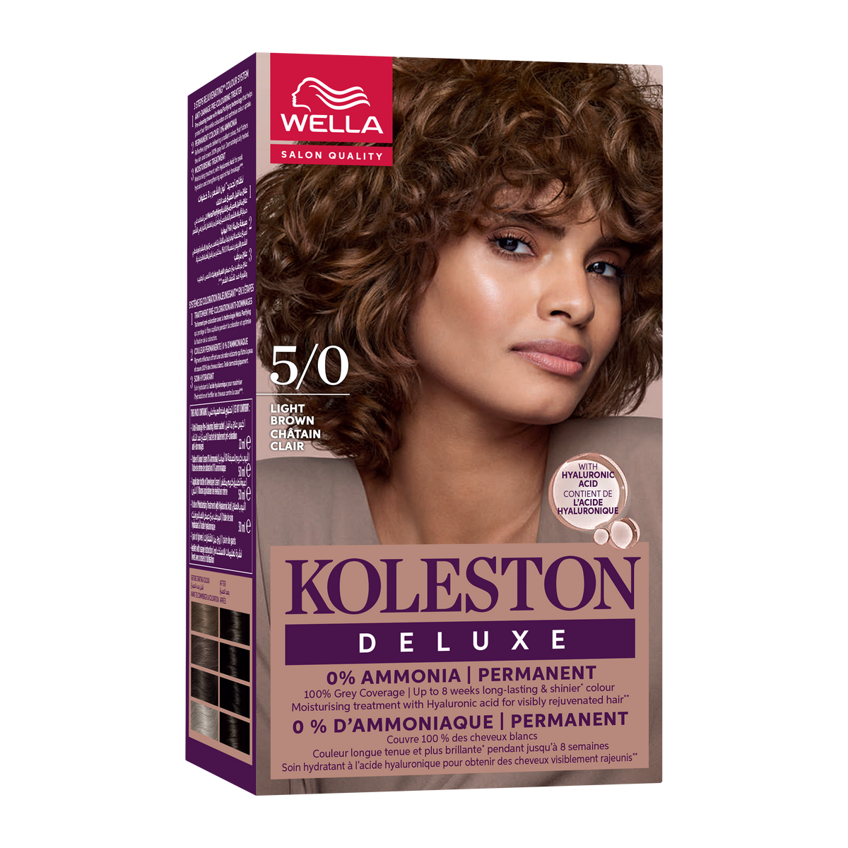 Wella Koleston Deluxe No Ammonia Kit 5/0 Light Brown Main image