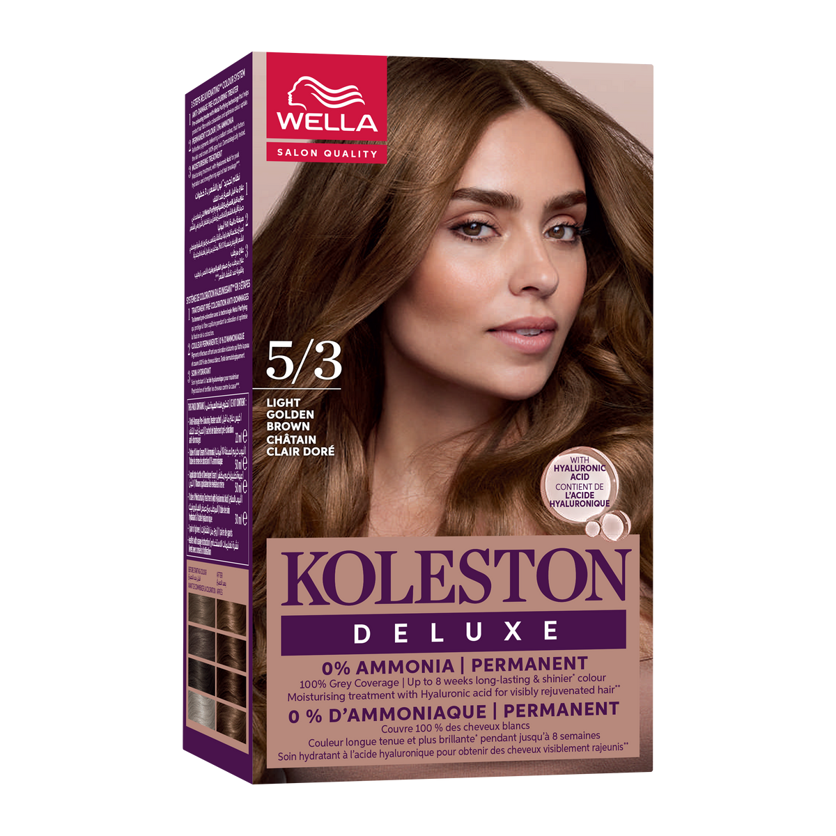 Wella Koleston Deluxe No Ammonia Kit 5/3 Light Golden Brown