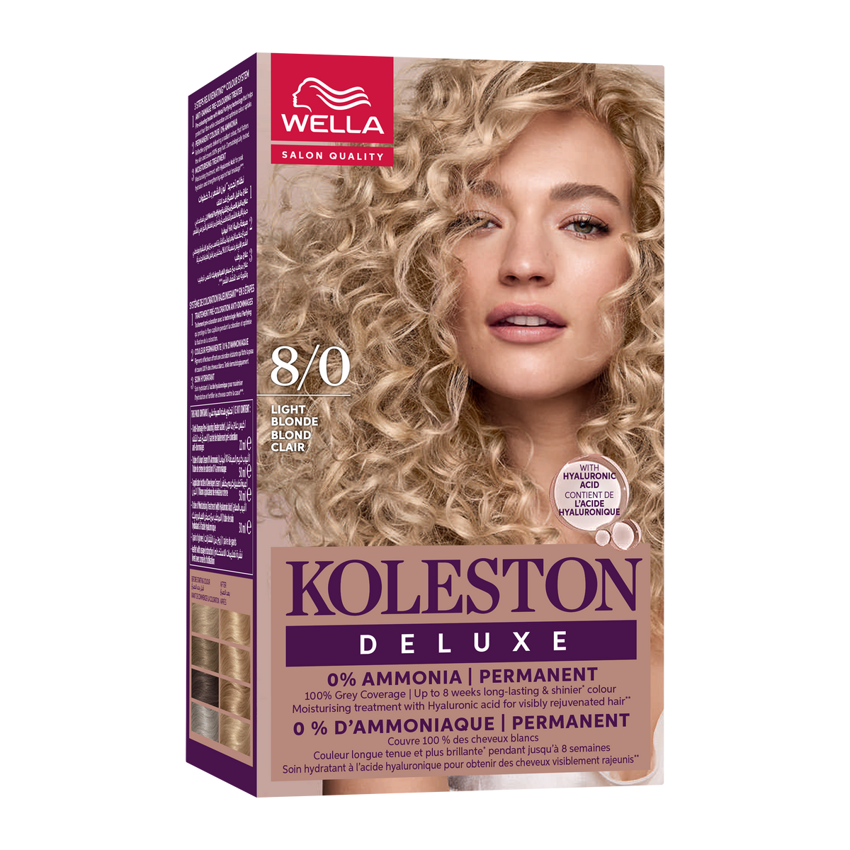 Wella Koleston Deluxe No Ammonia Kit 8/0 Light Blonde Main image