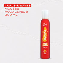 WELLA NEW WAVE CURLS & WAVES MOUSSE - 200 ml