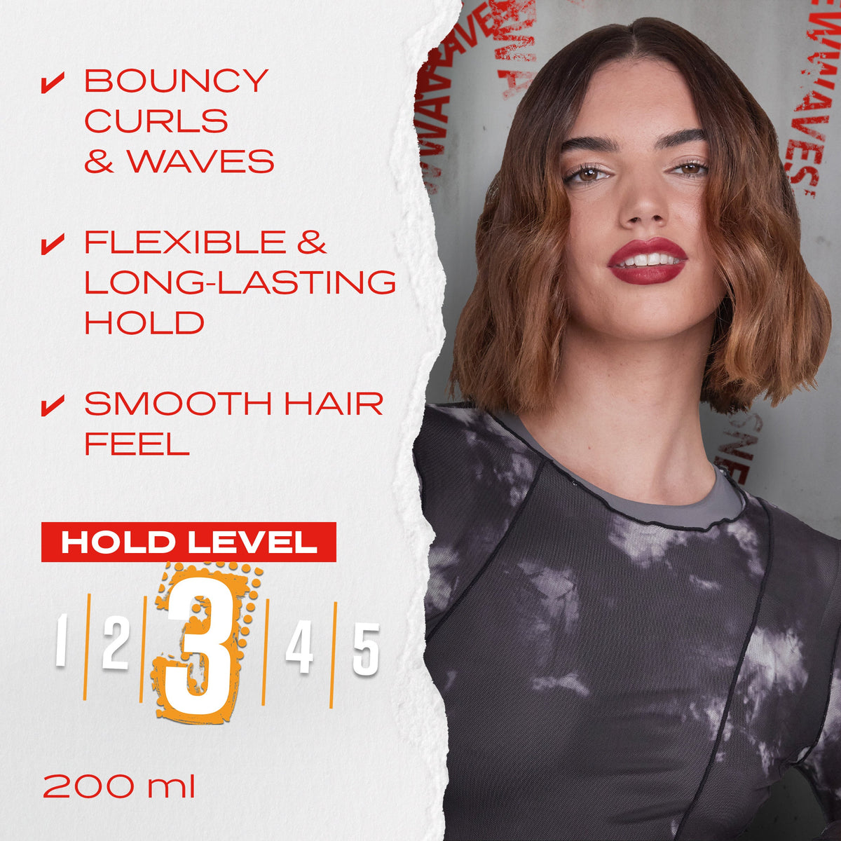 WELLA NEW WAVE CURLS & WAVES MOUSSE - 200 ml
