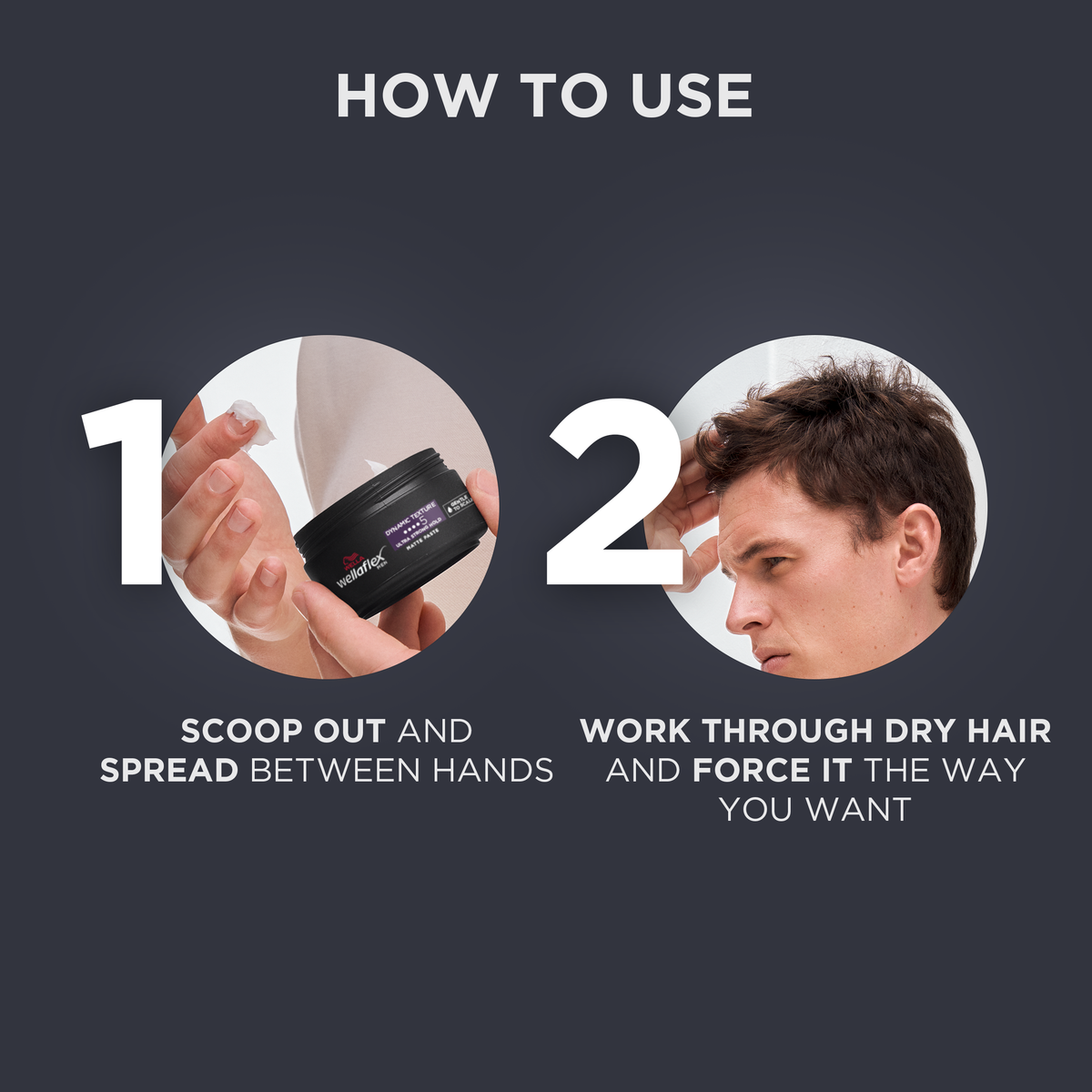 WELLA WELLAFLEX MEN MATTE PASTE 75 ml