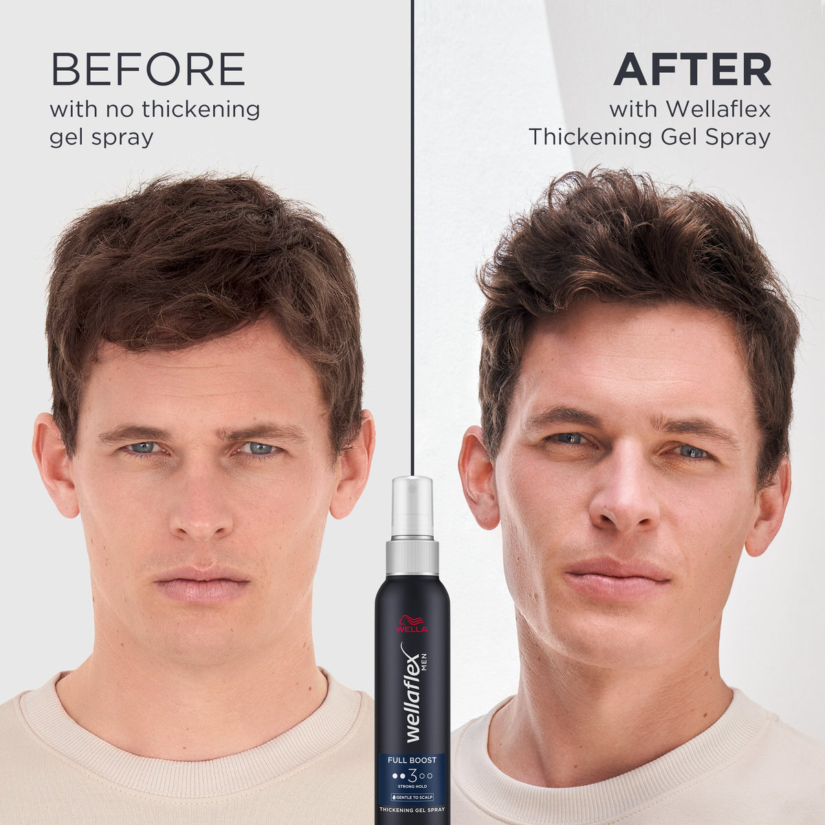 WELLA WELLAFLEX MEN THICKENING GEL SPRAY 150ml