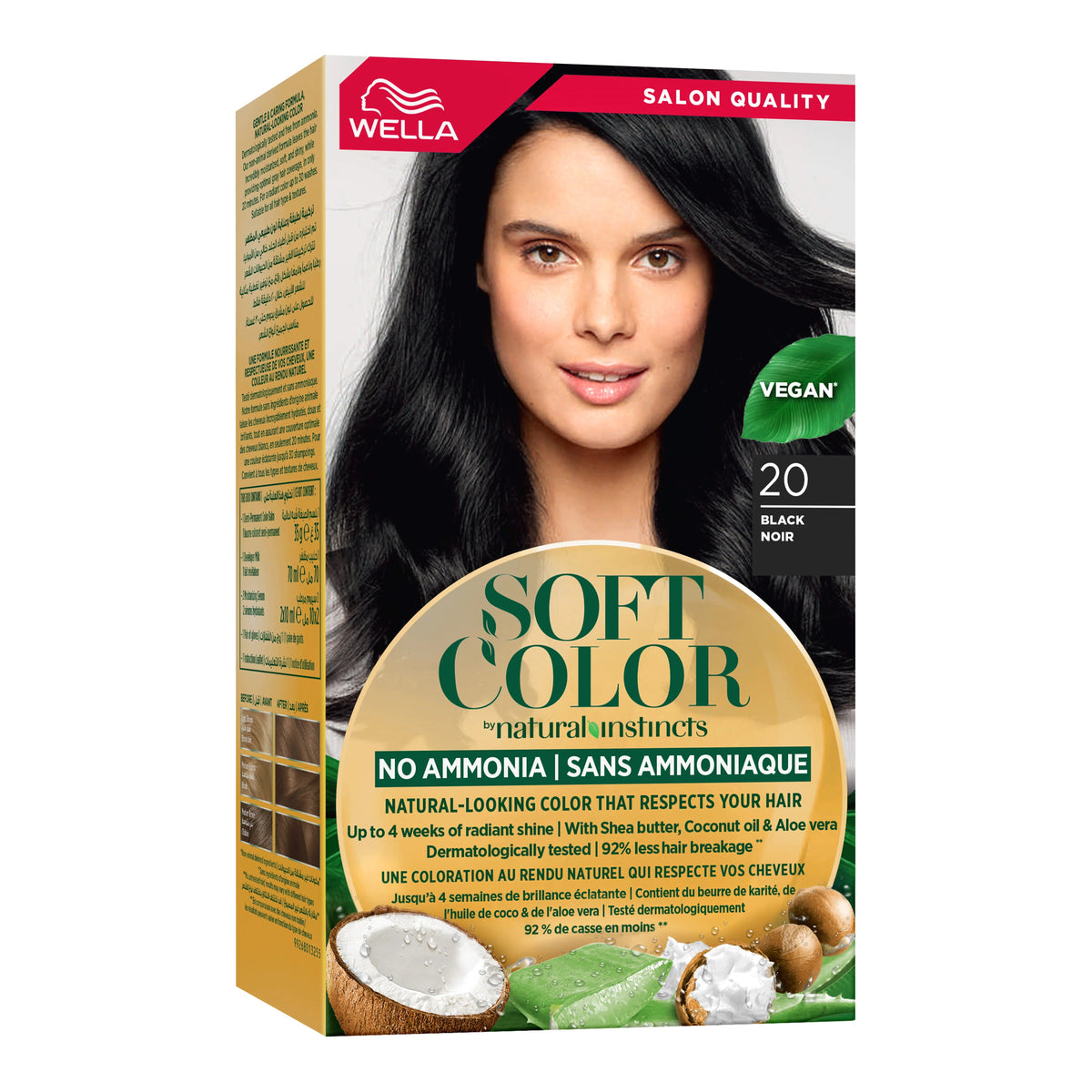 WELLA SOFT COLOR NATURAL INSTINCTS KIT 2/0 BLACK