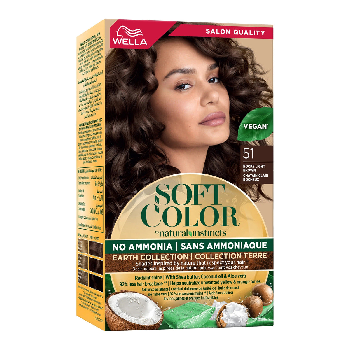 WELLA SOFT COLOR NATURAL INSTINCTS KIT 5/1 ROCKY LIGHT BROWN Main image